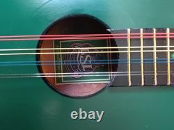 Octave Mandolin Guitar Conversion! Green! 8 String! Acoustic! OOAK! Mandocello