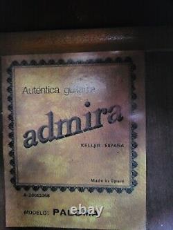 Old Guitar Admira Made In Spain Concert Guitar