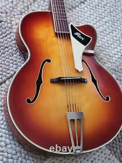 Old Guitar Archtop Electric Guitar Made In Germany