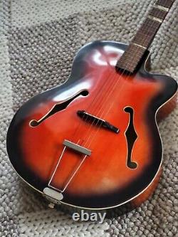 Old Guitar Guitar Hoyer Archtop Made in Germany