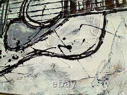 Original acoustic guitar painting on canvas, music wall art -MADE TO ORDER