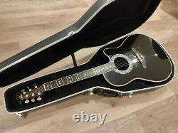 Ovation 1767 Legend Black Made In The Usa Acoustic Guitar