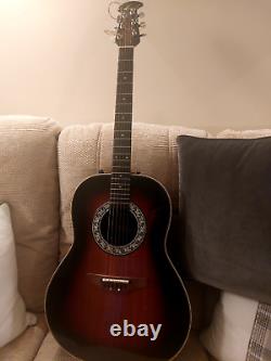 Ovation balladeer guitar 1601 model, good condition, made in 1984