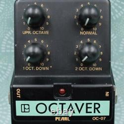 PEARL OC-07 Octaver Made in Japan Vintage Octave Guitar Effect Pedal 005920