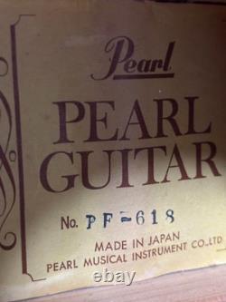 Pearl Acoustic Guitar PF-618 Made in Japan Vintage 1970's made Used from Japan