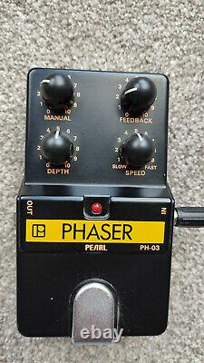 Pearl Phaser PH-03 Vintage Guitar Effects Pedal Made In Japan