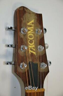 RARE Pre-Fender Tacoma EM 10CE4 Acoustic Guitar, Made in USA, Solid Wood