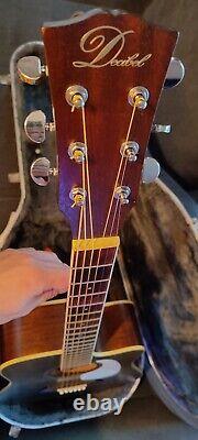 RARE VINTAGE Guitar 1979 Decibel HAND MADE Wood Body RARE French Luthier