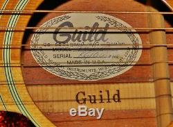 Rare 1984 GUILD F-42NT Acoustic, #46 of 65 Total, USA-Made, VGCon. OHSC