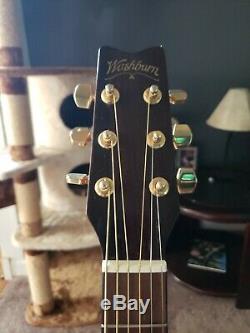 Rare 1989 GEORGE WASHBURN HAND MADE LIMITED EDITION D18S with soft pad case