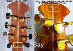 Rare Ovation Viper Official Yngwie Malmsteen YM-68/6p Made in USA with Guitar Case
