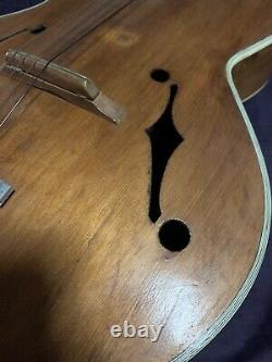 Rare Vintage Suzuki F-Hole Acoustic/Classical Guitar Made In Japan WOW