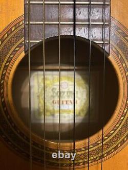 Rare Vintage Suzuki no. 701 acoustic Guitar Made In Japan