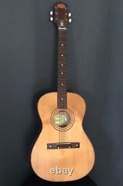 Rare Vtg C1950s Egmond Freres Royalist Full Size Guitar Made In Holland With Label