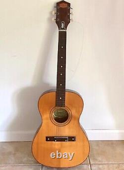 Rare Vtg C1950s Egmond Freres Royalist Full Size Guitar Made In Holland With Label