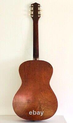 Rare Vtg C1950s Egmond Freres Royalist Full Size Guitar Made In Holland With Label