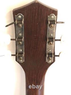 Rare Vtg C1950s Egmond Freres Royalist Full Size Guitar Made In Holland With Label