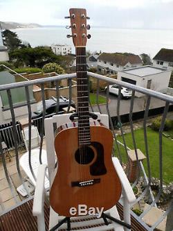 Rare vintage 1979 Washburn D-60SW all solid wood acoustic guitar made by Yamaki