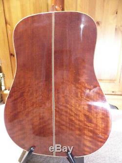 Rare vintage 1979 Washburn D-60SW all solid wood acoustic guitar made by Yamaki