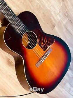 Recording King / Gibson Made Carson Robison Model K 1938 Sunburst with Case