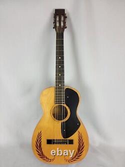 Restored VTG 1934 Supertone Parlor Guitar Stencil Harmony Made In USA Acoustic