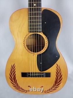 Restored VTG 1934 Supertone Parlor Guitar Stencil Harmony Made In USA Acoustic