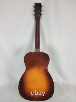 Restored VTG 1934 Supertone Parlor Guitar Stencil Harmony Made In USA Acoustic