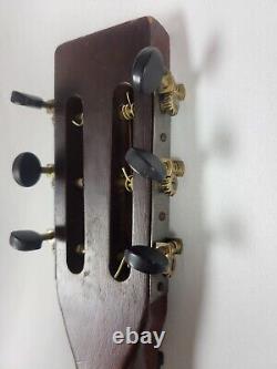 Restored VTG 1934 Supertone Parlor Guitar Stencil Harmony Made In USA Acoustic