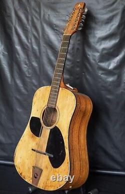 Rob Armstrong 12 String Acoustic Made for Don Partridge. Model No. 261. Oct 1985