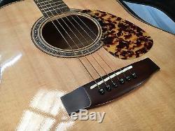 Robert Lawerence Custom Acoustic Guitar Dreadnought with Hard Shell Case USA Made