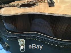 Robert Lawerence Custom Acoustic Guitar Dreadnought with Hard Shell Case USA Made