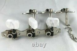 Rubner 200-S Nickel Tuners for Slotted-head Steel String Guitar Made Germany