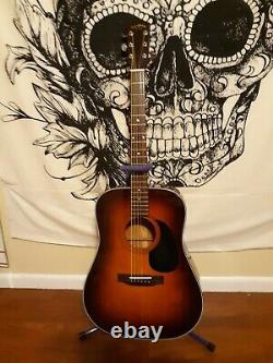 SIGMA MARTIN DM-3S tobacco Sunburst Acoustic Guitar Made in Korea Very Good Cond