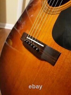 SIGMA MARTIN DM-3S tobacco Sunburst Acoustic Guitar Made in Korea Very Good Cond