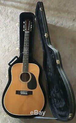 SIGMA MARTIN DR12-7 ULTRA RARE! 12 String Acoustic Made In JAPAN + Case&keys