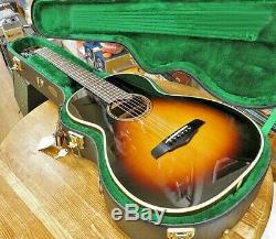 S. Yairi YN-120 Acoustic slot head guitar made in Japan With hard case