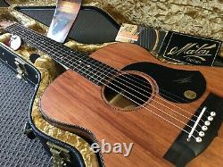 Solid Wood Australian Made Electric Acoustic Guitar Maton Ebw808