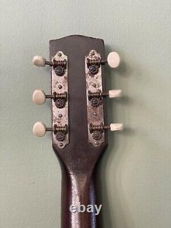 Stella 1965 Vintage USA Made H927 Parlour Solid Wood Acoustic Guitar