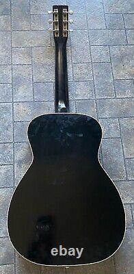Stella 6 String Acoustic Guitar Steel Reinforced Neck Made In USA With Case
