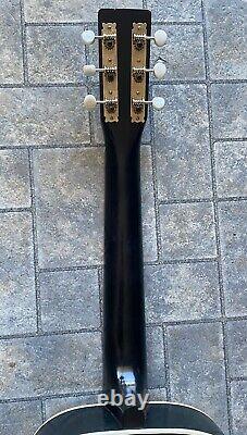 Stella 6 String Acoustic Guitar Steel Reinforced Neck Made In USA With Case