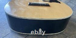 Stella 6 String Acoustic Guitar Steel Reinforced Neck Made In USA With Case