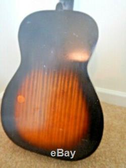 Stella H929 made by Harmony Acoustic Guitar (Used)-As-shown. New keys/strings