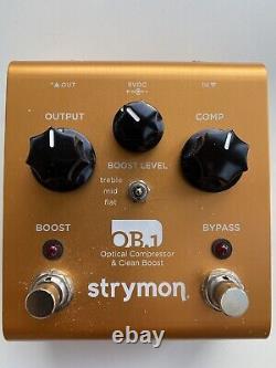 Strymon OB. 1 optical compressor and boost pedal Made In USA Now Discontinued