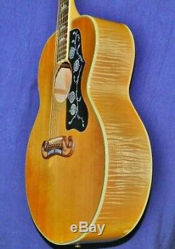 Stunning 1993 GIBSON J-200 Acoustic/Electric, Made in USA, VGCond. OHSC