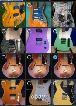 Stunning One Of A Kind Hand Crafted 12 String Guitar Excellent Player Awesome