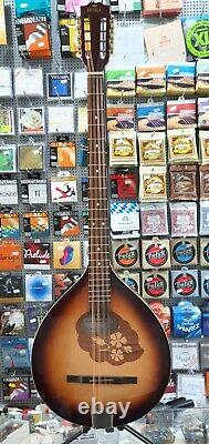 Sunburst Irish Bouzouki with EQ (built in pick-up), made by Hora, solid wood