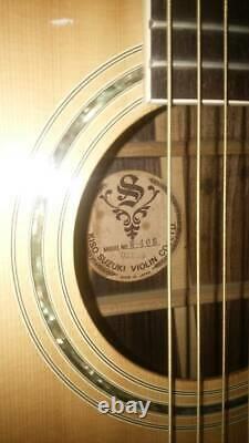 Suzuki Kiso W-400 Natural Acoustic Guitar Made in Japan