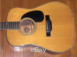 TF Morris B-50 12-String Made in Japan 1970's-80's Vintage Acoustic Guitar
