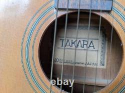Takara Acoustic Guitar Made In Japan No. 521030