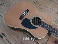 Tarada W615 Dreadnought Acoustic Guitar Made in Japan 1970s Roadworn